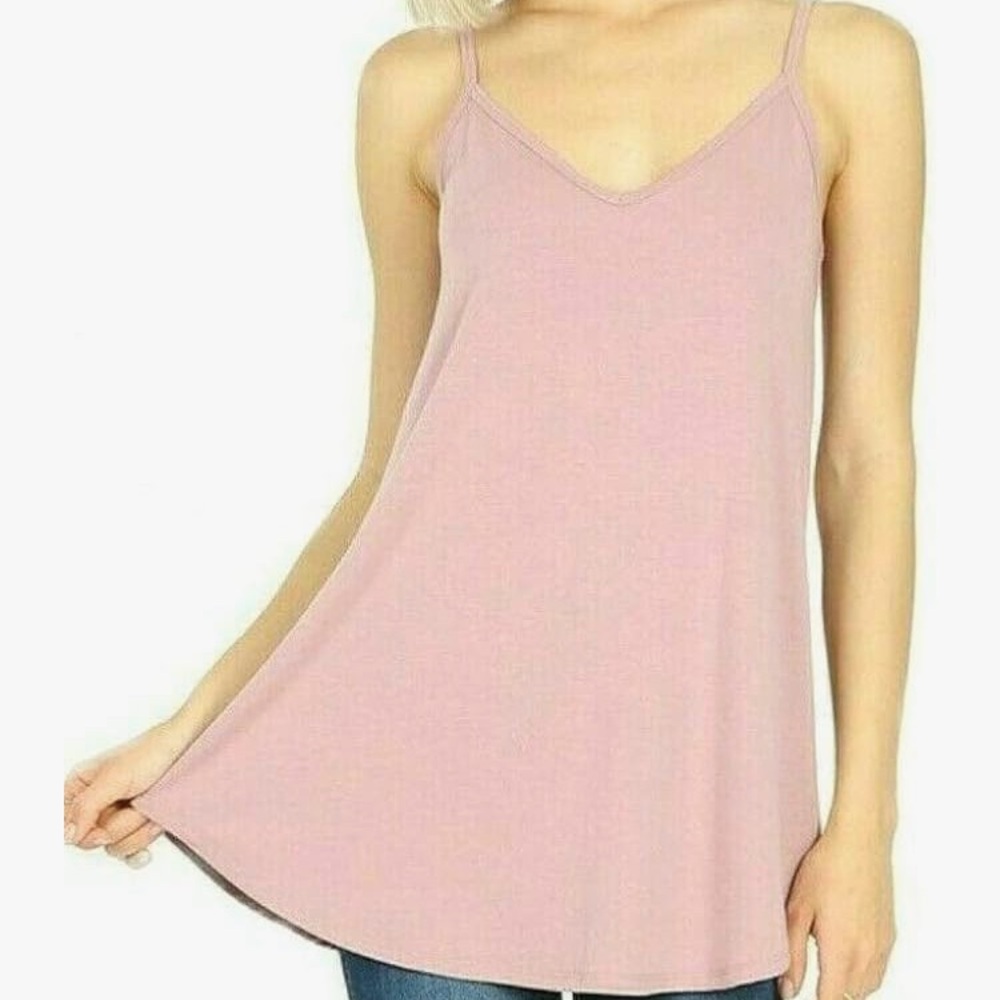 Two Way Stylish Pink Tank Top